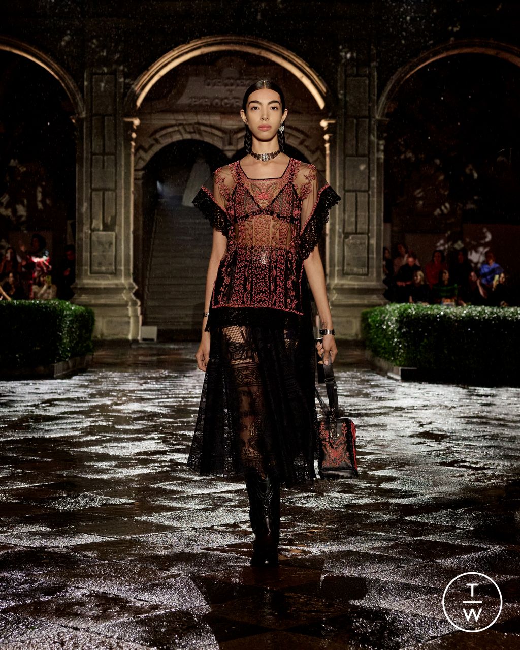 Fashion Week Paris Resort 2024 look 25 de la collection Christian Dior womenswear