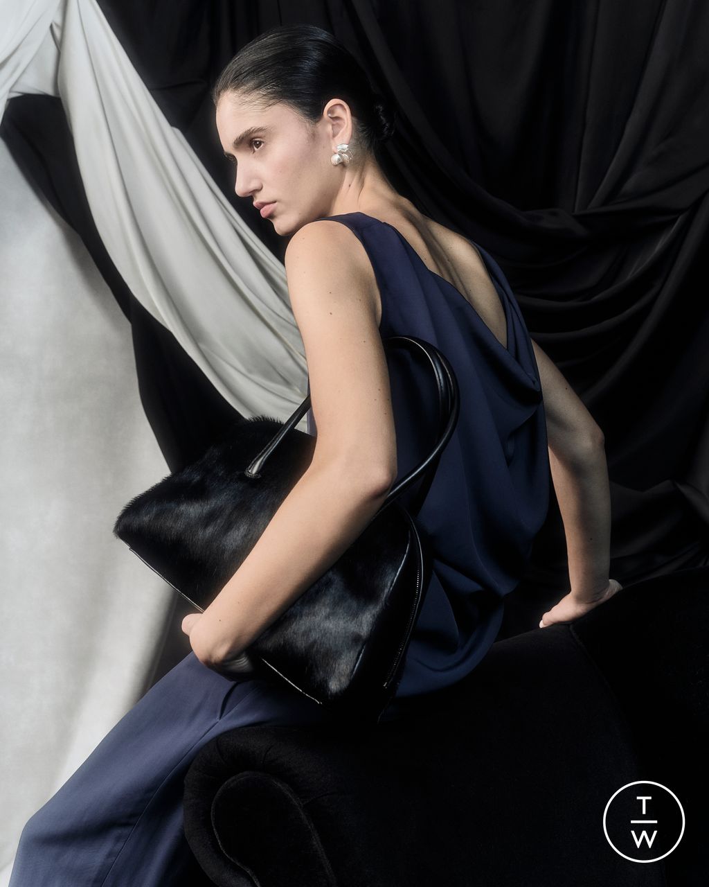 Fashion Week Paris Fall/Winter 2026 look 29 from the Loulou de Saison collection womenswear