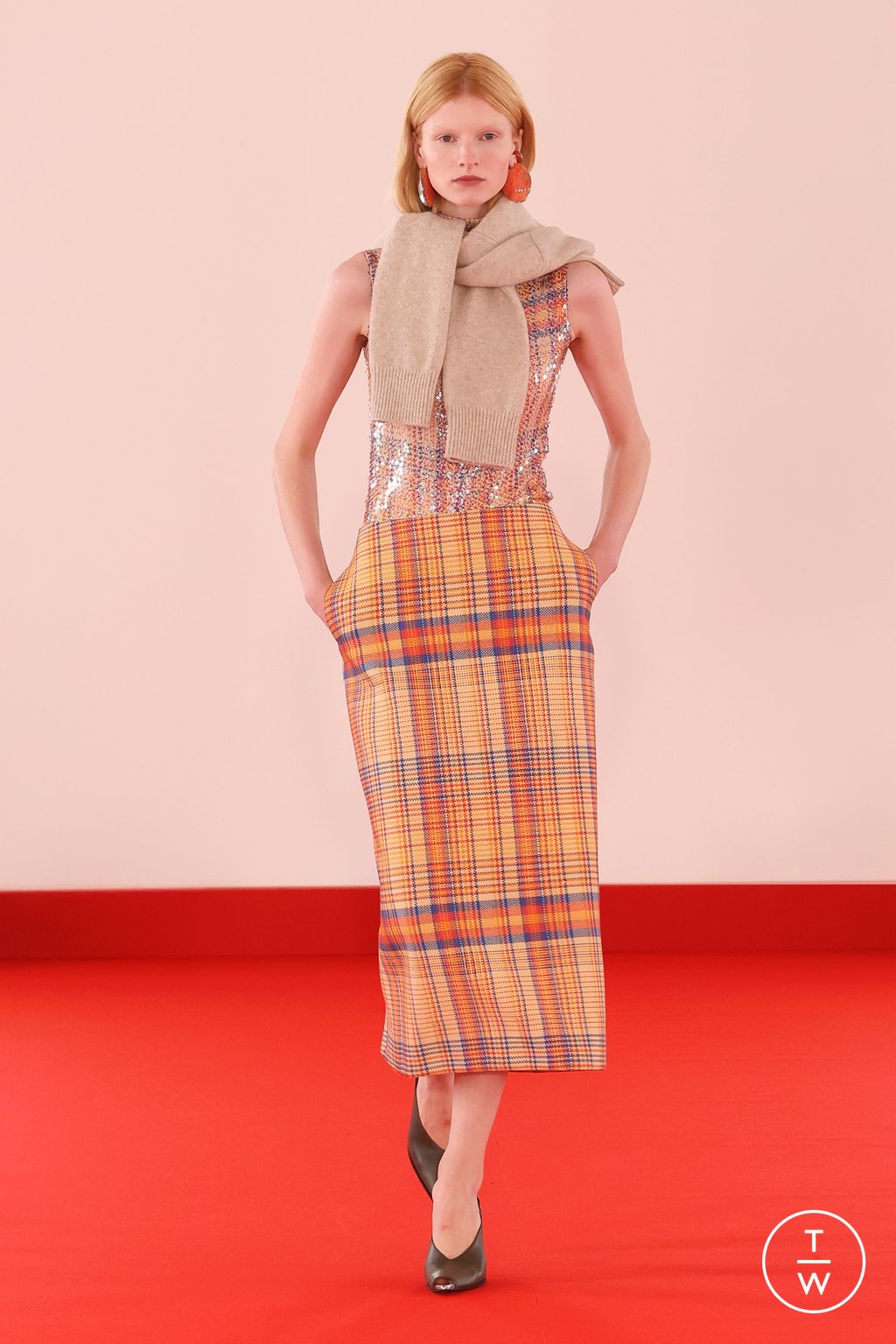 Fashion Week New York Spring/Summer 2026 look 26 from the Brandon Maxwell collection womenswear