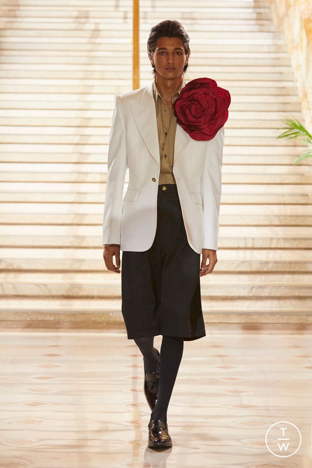 Fashion Week New York Spring/Summer 2024 look 26 from the Willy Chavarria collection menswear