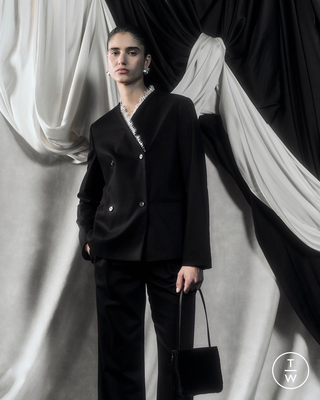 Fashion Week Paris Fall/Winter 2026 look 30 from the Loulou de Saison collection womenswear