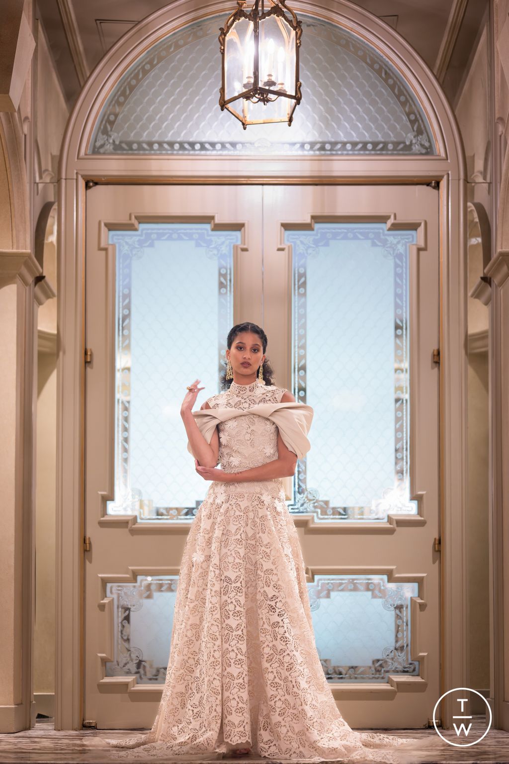 Fashion Week New York Resort 2026 look 26 from the Bibhu Mohapatra collection womenswear