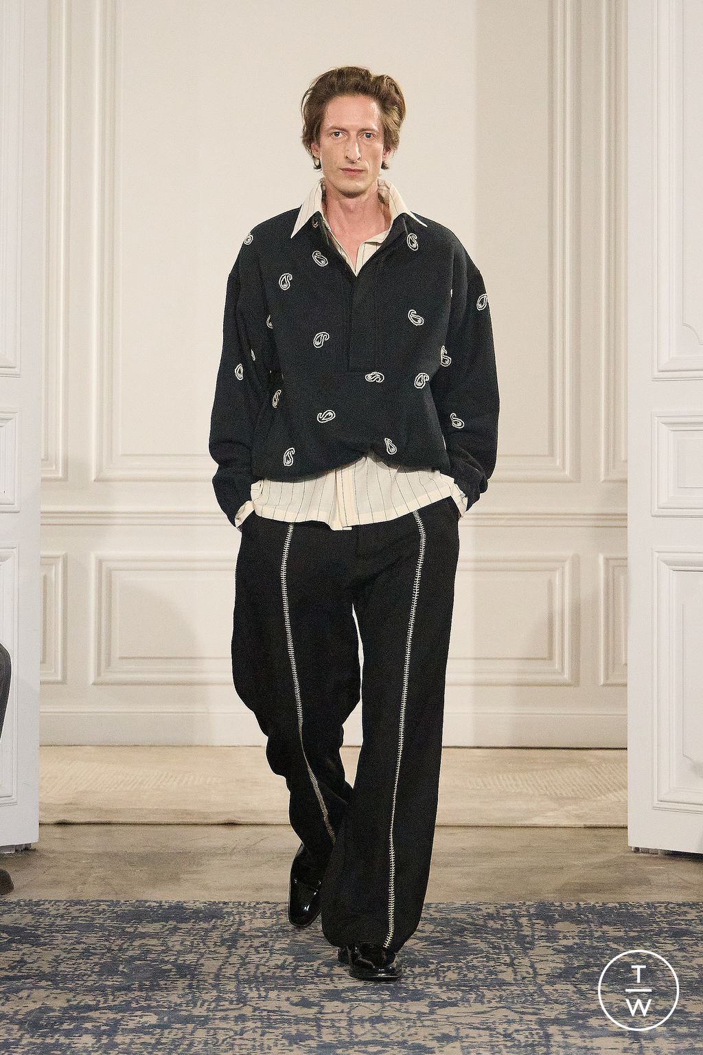 Fashion Week Paris Fall/Winter 2026 look 26 de la collection Kartik Research menswear