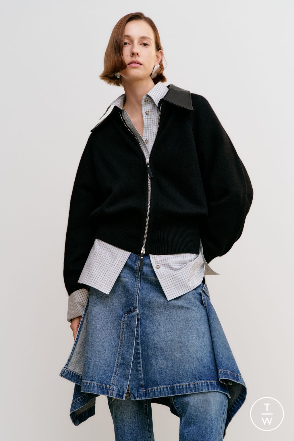 Fashion Week New York Resort 2026 look 27 from the Brandon Maxwell collection womenswear