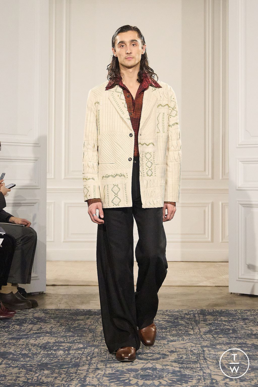 Fashion Week Paris Fall/Winter 2026 look 27 de la collection Kartik Research menswear