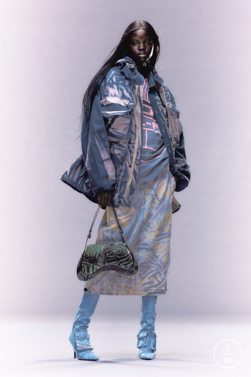 Fashion Week Milan Resort 2024 look 28 from the DIESEL collection womenswear