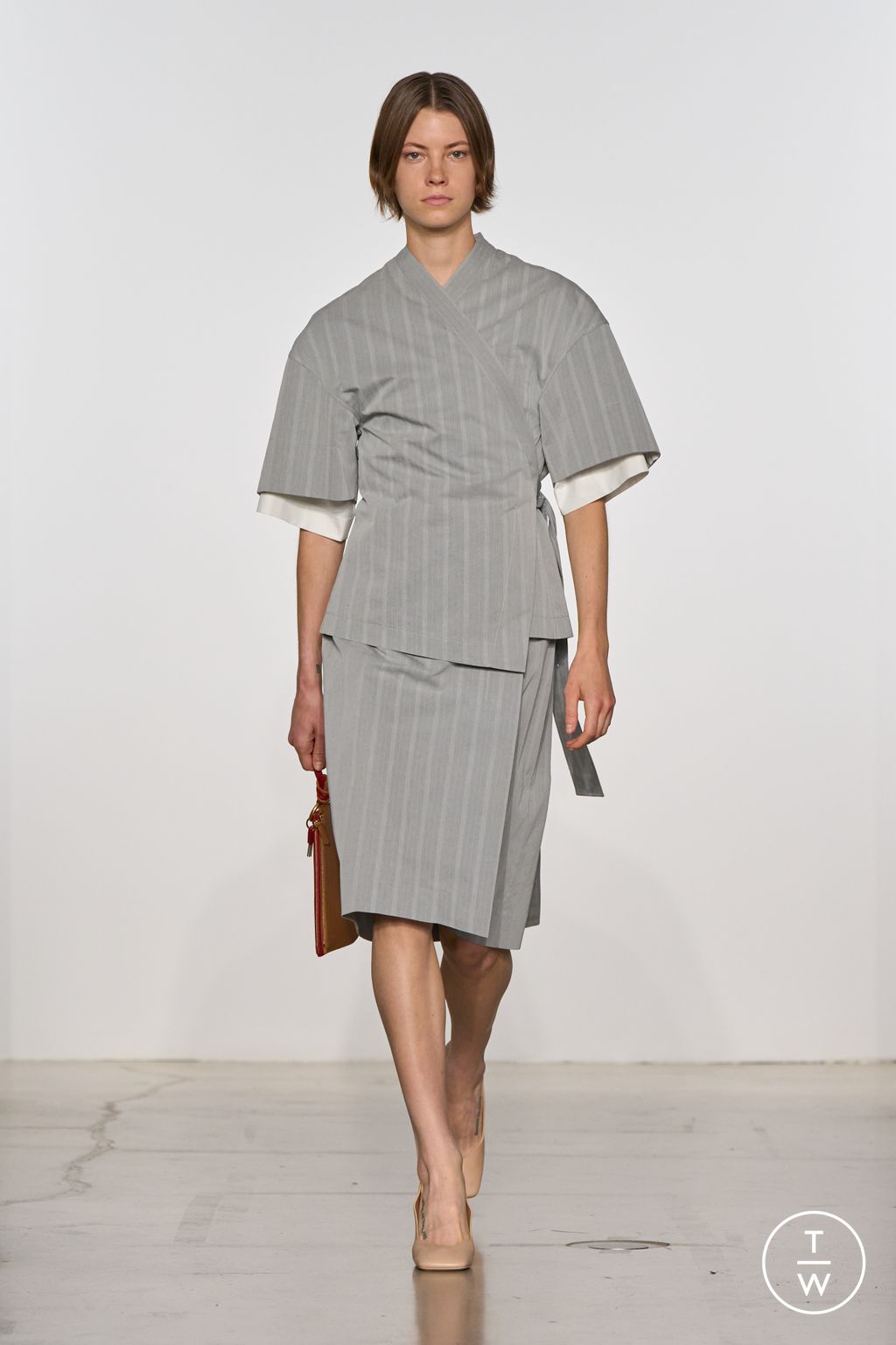 Fashion Week New York Spring/Summer 2026 look 28 from the Calvin Klein Collection collection 女装