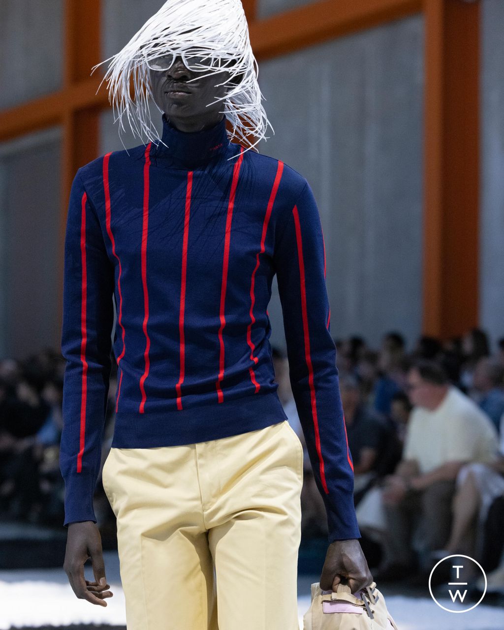 Fashion Week Milan Spring/Summer 2026 look 46 from the Prada collection menswear accessories