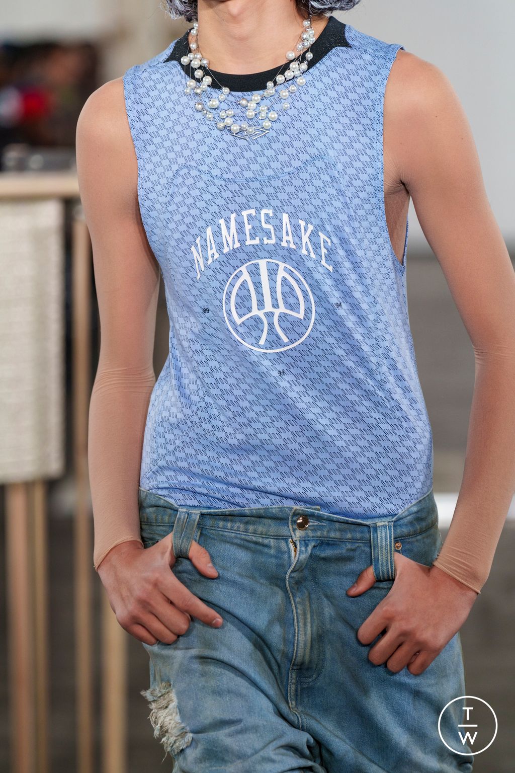 Fashion Week Paris Fall/Winter 2024 look 19 from the Namesake collection menswear accessories