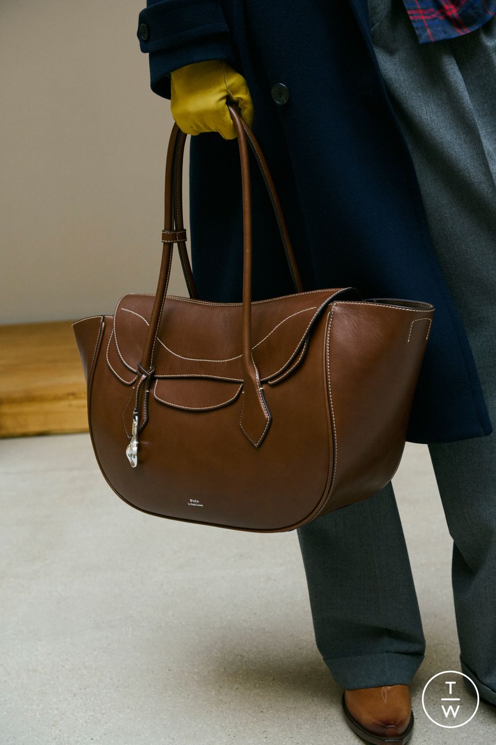 Fashion Week New York Fall/Winter 2026 look 20 from the Polo Ralph Lauren collection womenswear accessories