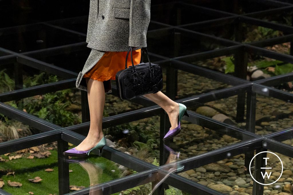 Fashion Week Milan Fall/Winter 2024 look 12 from the Prada collection womenswear accessories