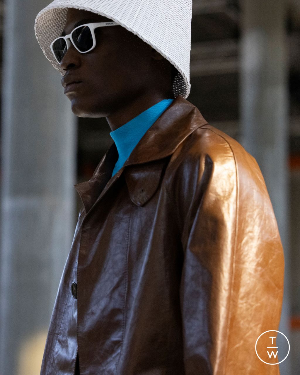 Fashion Week Milan Spring/Summer 2026 look 47 from the Prada collection menswear accessories