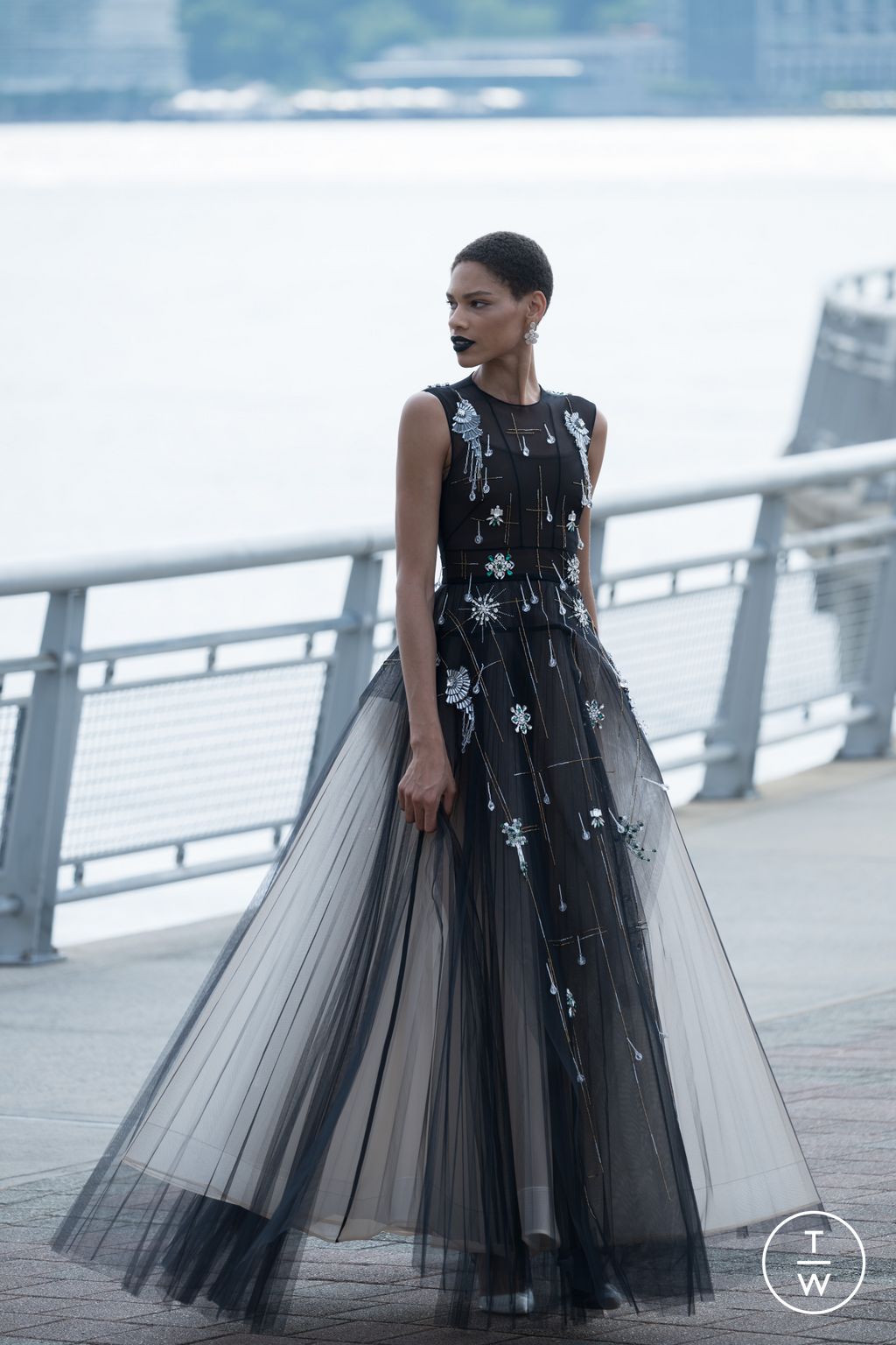 Fashion Week New York Resort 2025 look 29 from the Bibhu Mohapatra collection womenswear
