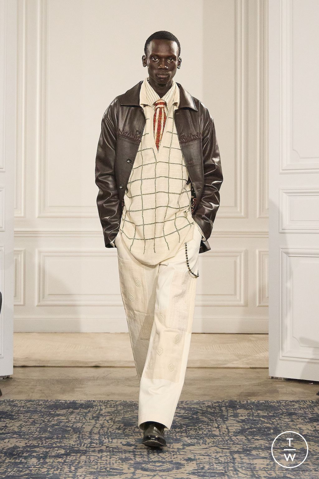 Fashion Week Paris Fall/Winter 2026 look 29 de la collection Kartik Research menswear