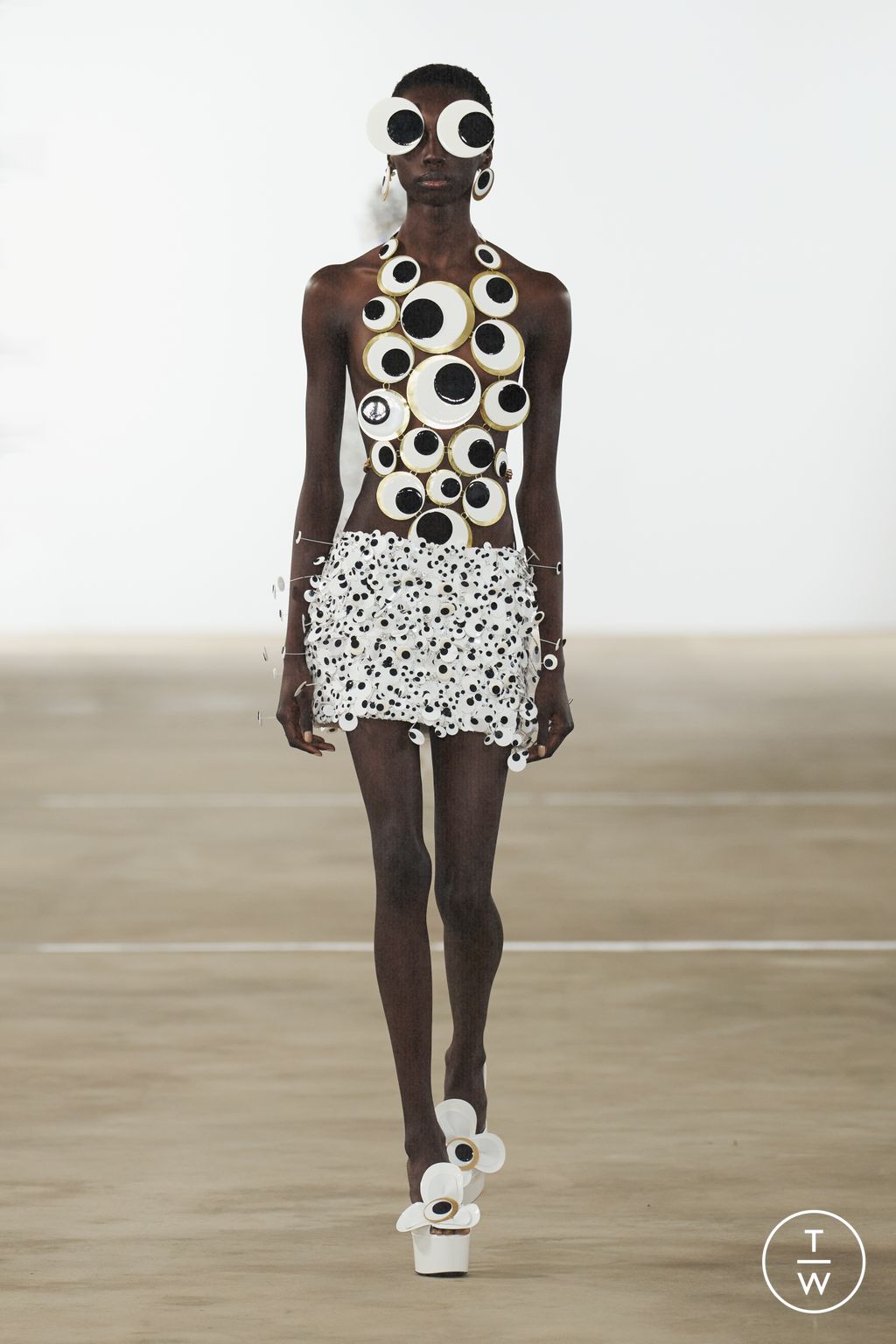 Fashion Week New York Spring/Summer 2024 look 3 from the Area collection womenswear