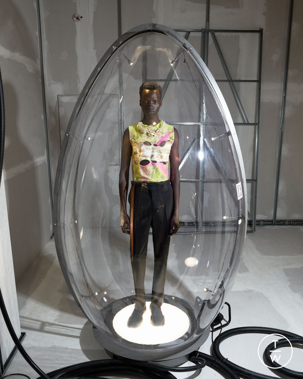 Fashion Week Milan Spring/Summer 2026 look 30 from the DIESEL collection womenswear