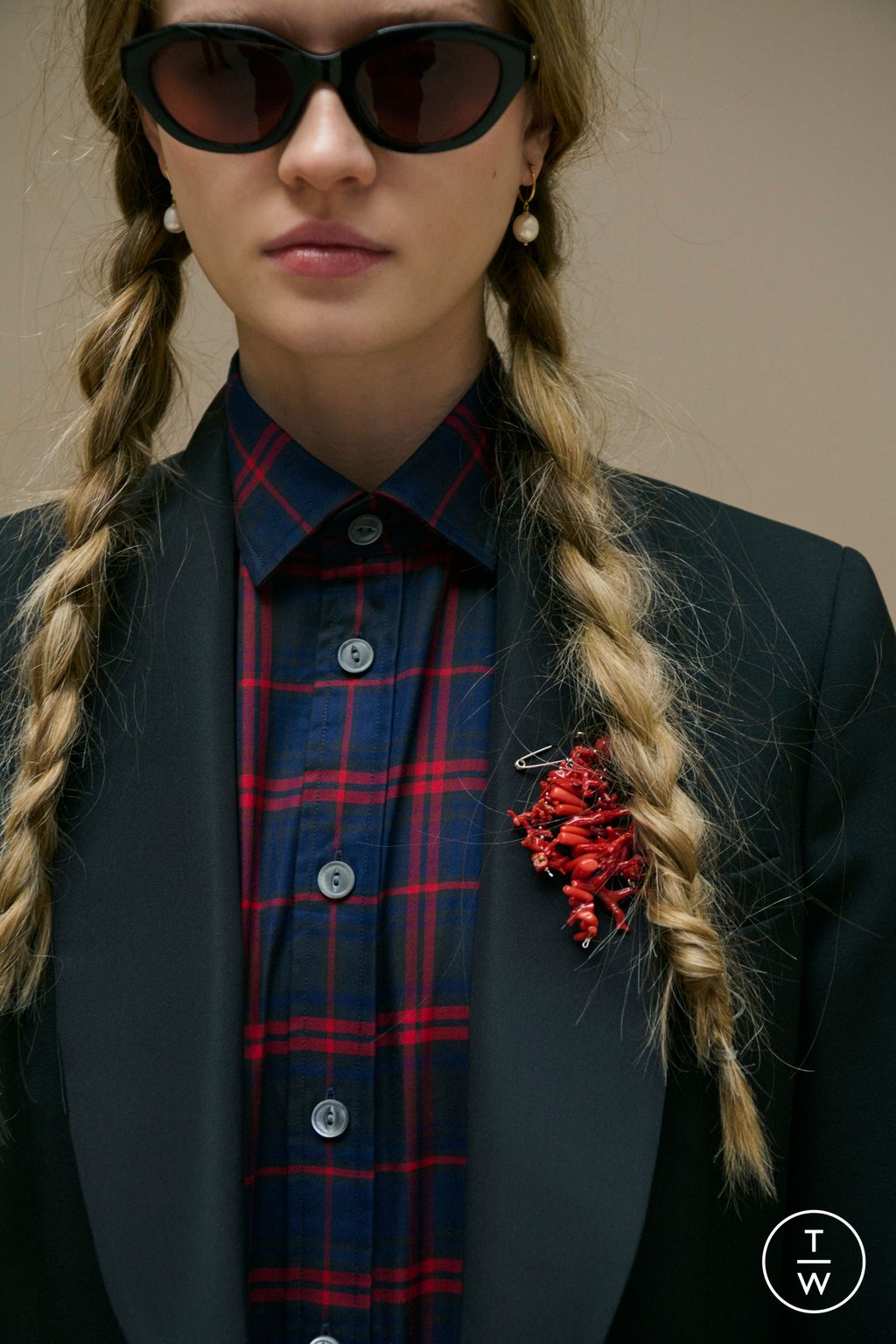 Fashion Week New York Fall/Winter 2026 look 21 from the Polo Ralph Lauren collection womenswear accessories