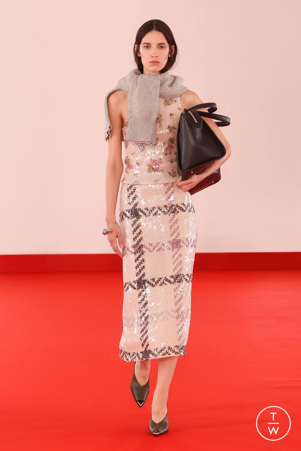 Fashion Week New York Spring/Summer 2026 look 30 de la collection Brandon Maxwell womenswear