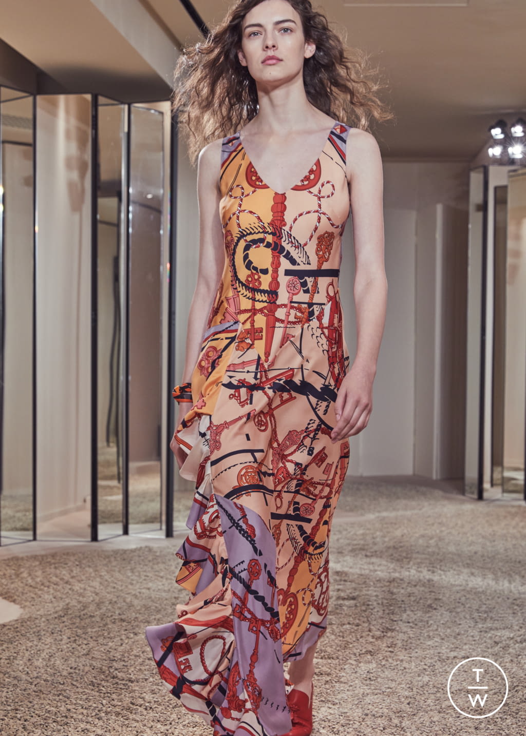 Fashion Week Paris Resort 2018 look 30 from the Hermès collection womenswear