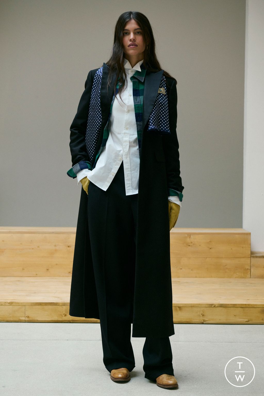Fashion Week New York Fall/Winter 2026 look 31 from the Polo Ralph Lauren collection 女装