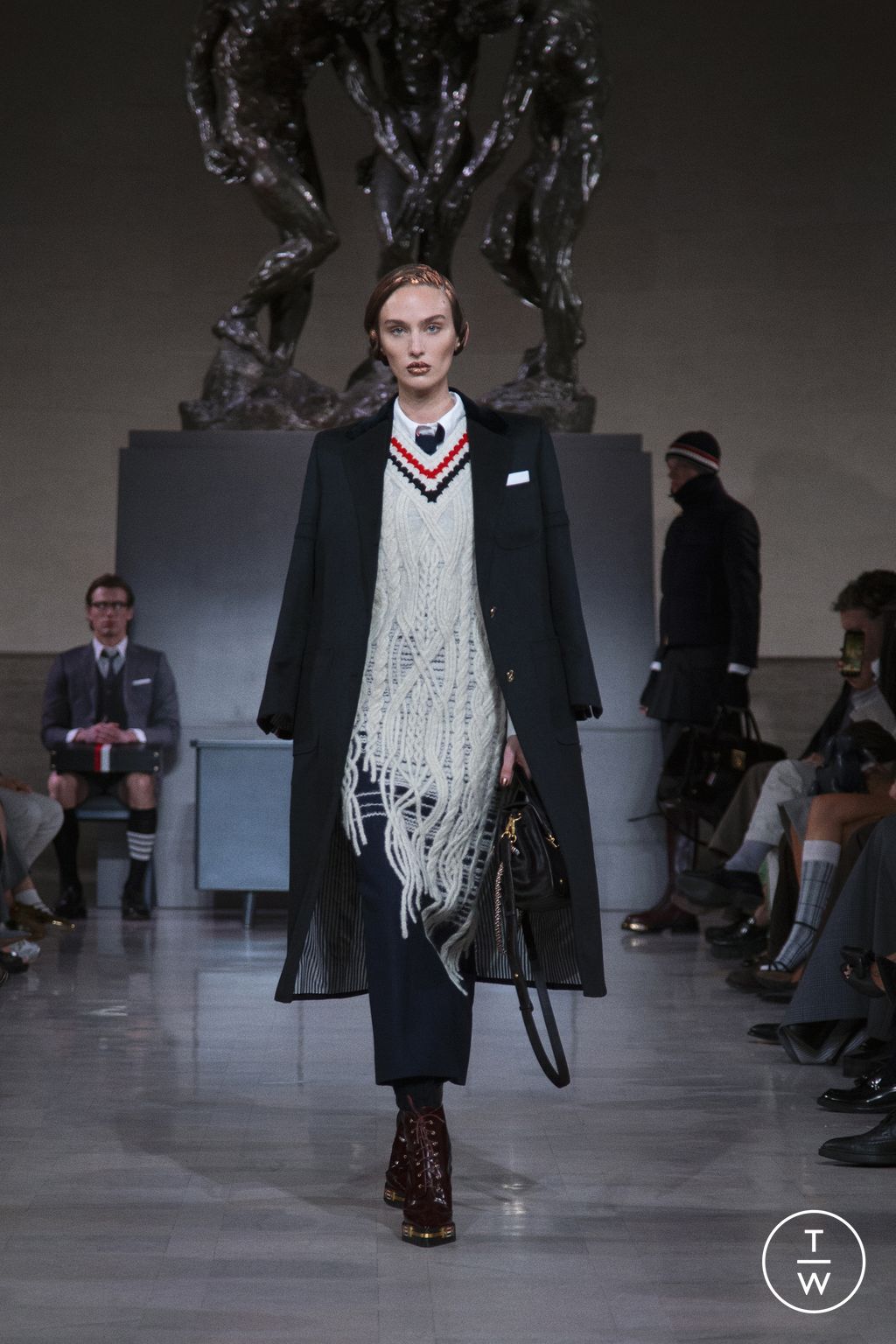 Fashion Week New York Fall/Winter 2026 look 31 de la collection Thom Browne womenswear