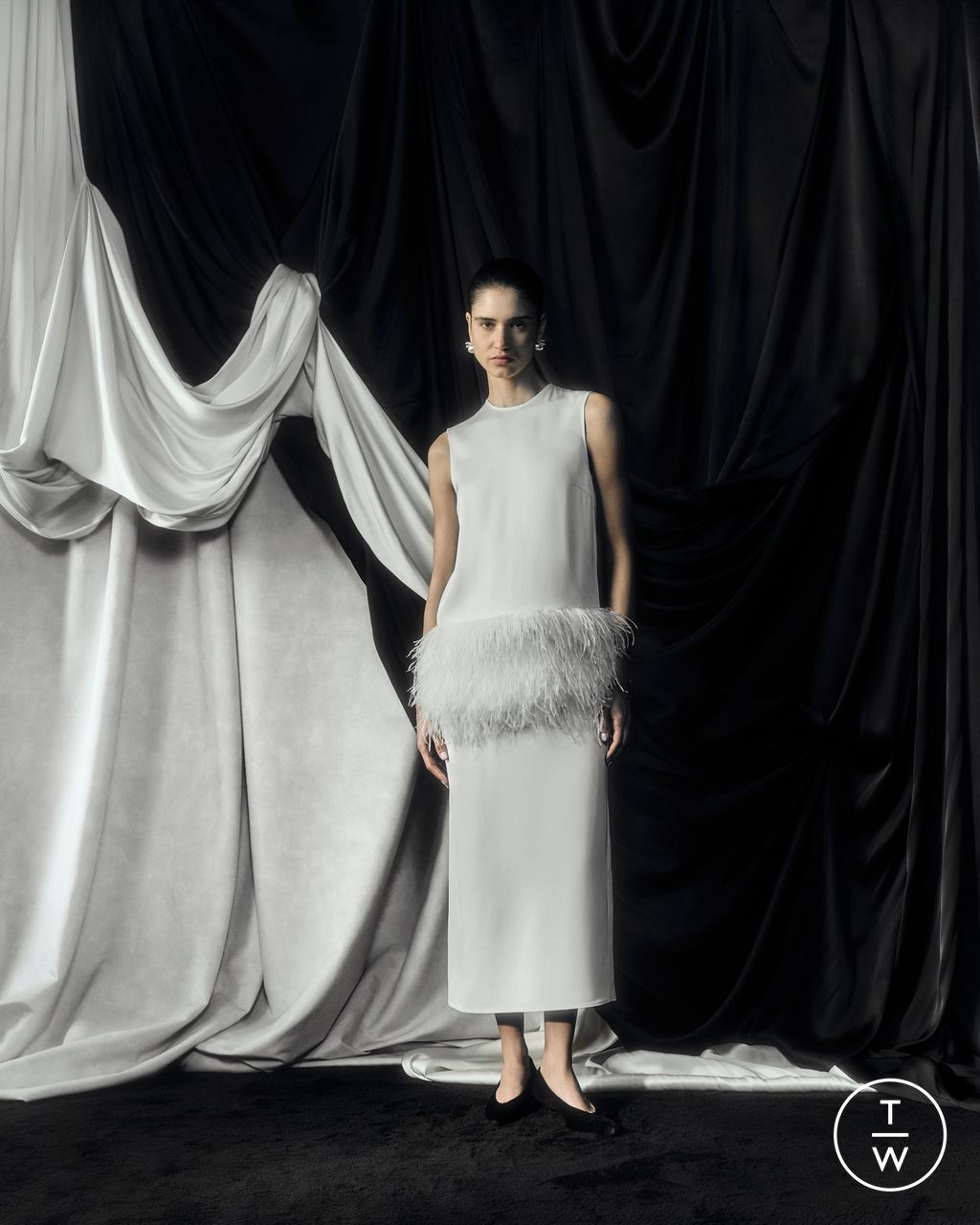 Fashion Week Paris Fall/Winter 2026 look 37 from the Loulou de Saison collection womenswear