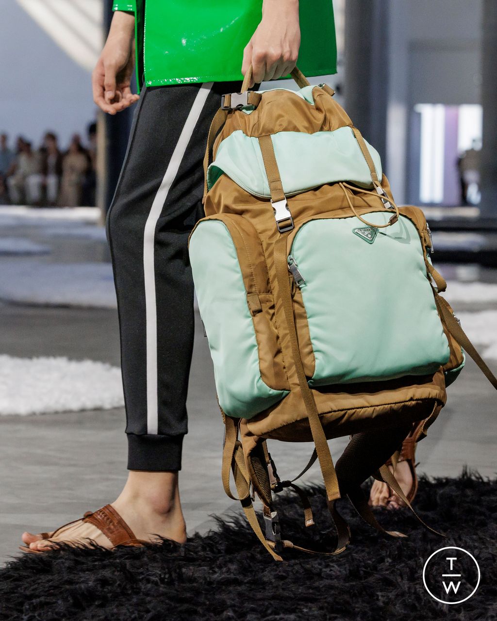 Fashion Week Milan Spring/Summer 2026 look 48 from the Prada collection menswear accessories