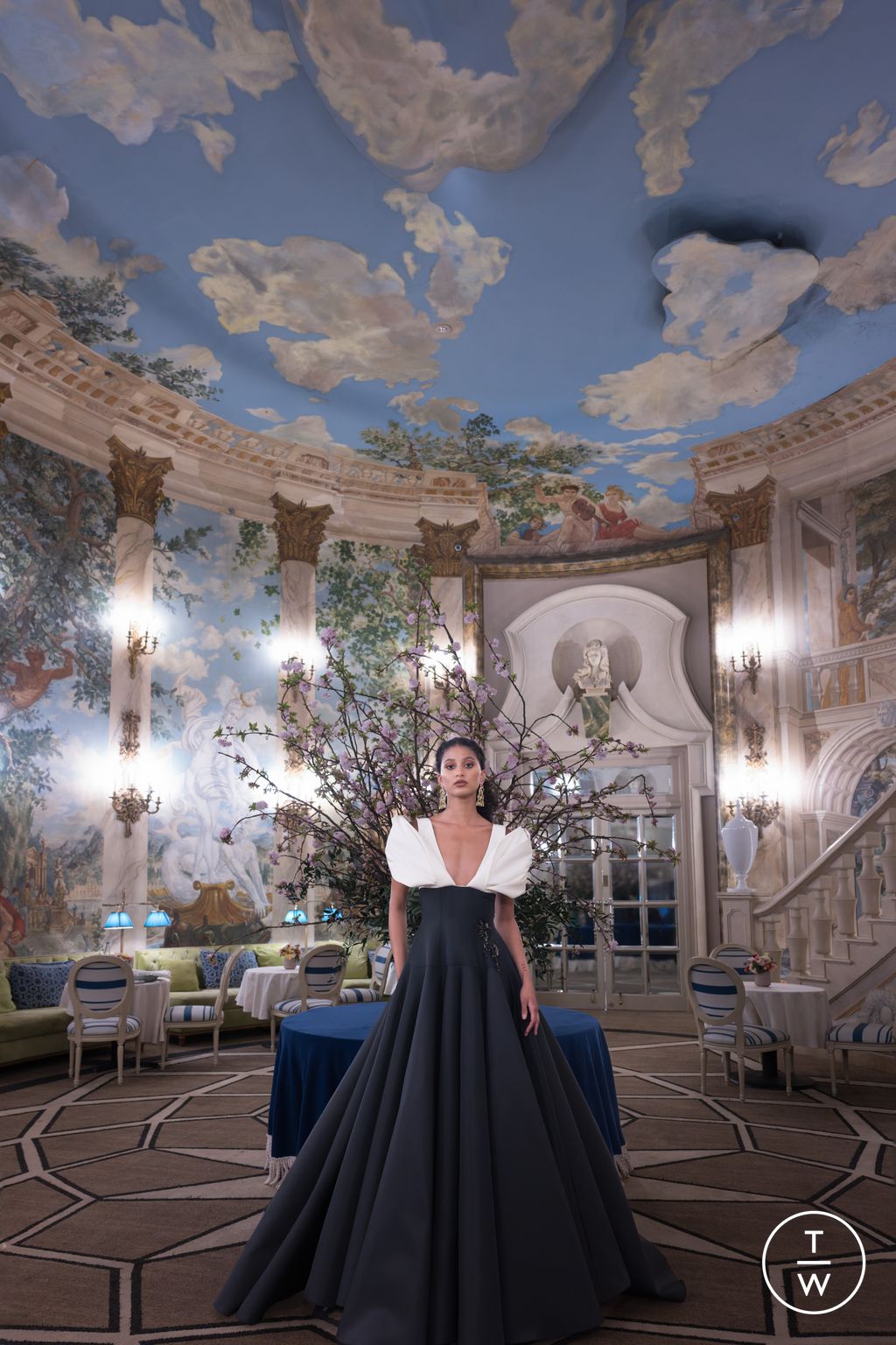 Fashion Week New York Resort 2026 look 31 from the Bibhu Mohapatra collection womenswear