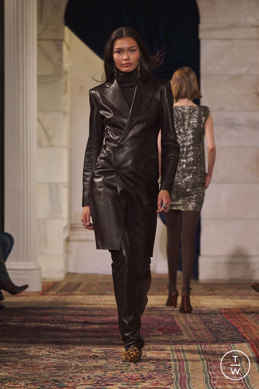 Fashion Week New York Fall/Winter 2026 look 32 de la collection Ralph Lauren womenswear