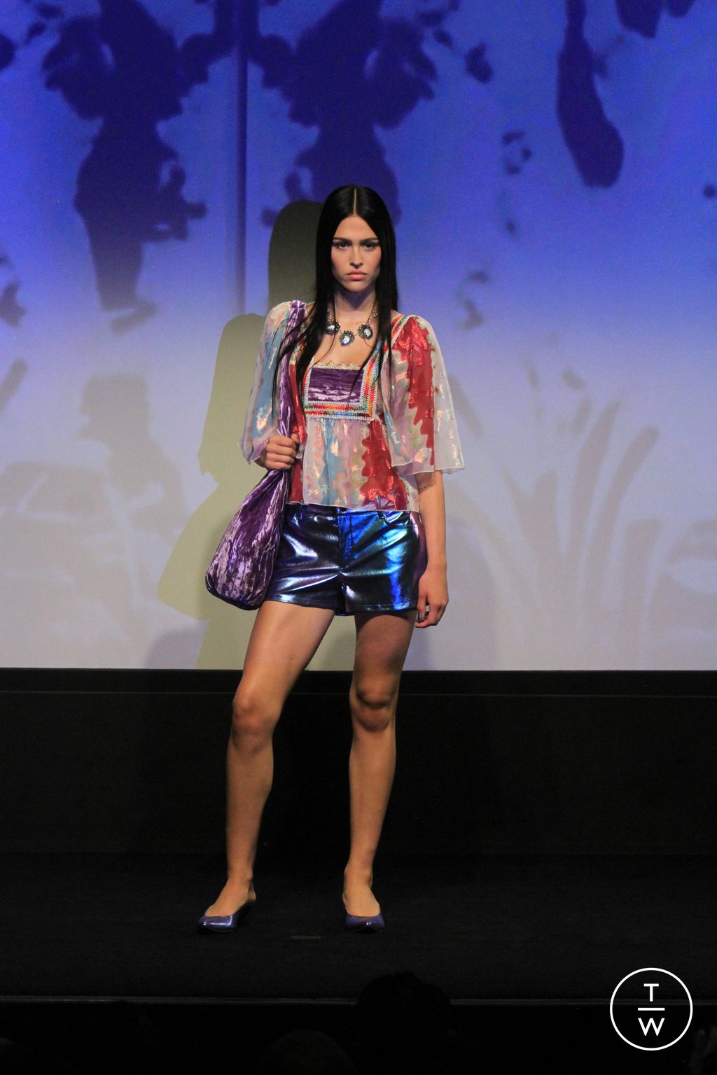 Fashion Week New York Spring/Summer 2024 look 32 from the Anna Sui collection womenswear