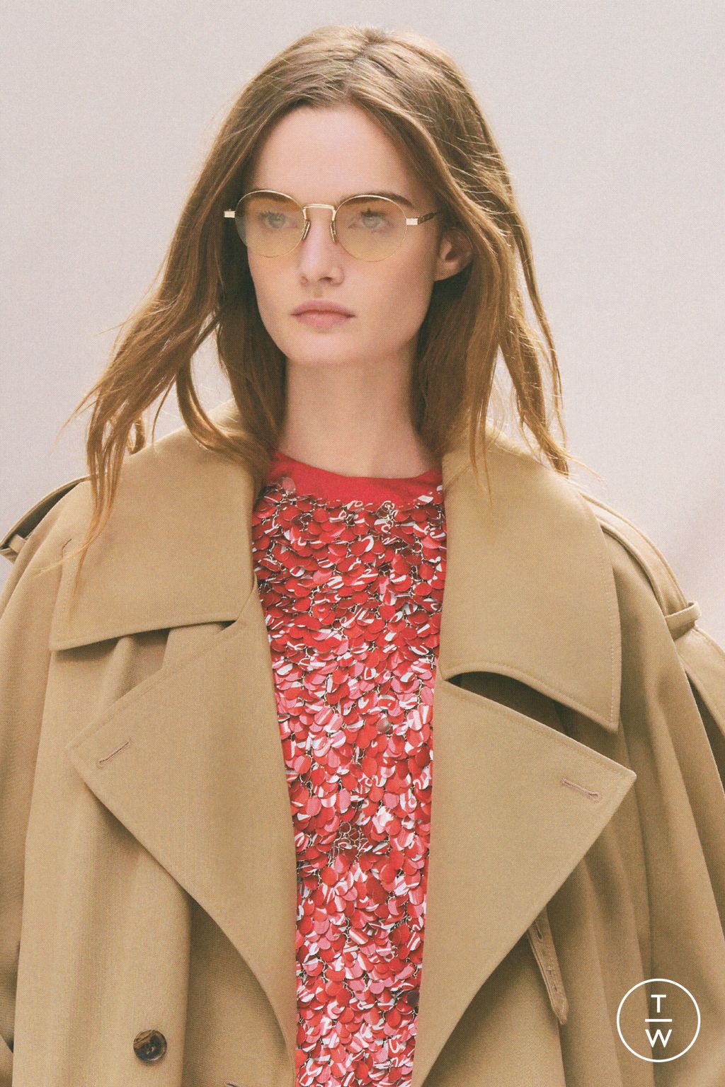 Fashion Week Paris Fall/Winter 2026 look 44 from the Celine collection womenswear accessories