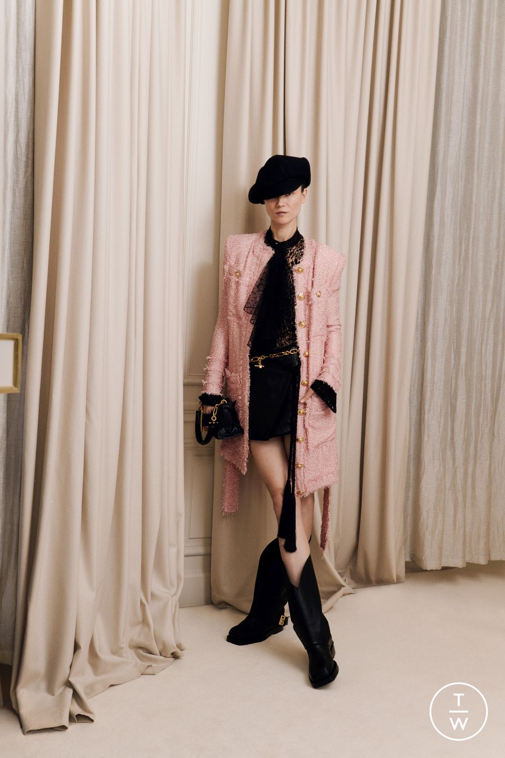 Fashion Week Paris Pre-Fall 2025 look 29 de la collection Balmain womenswear