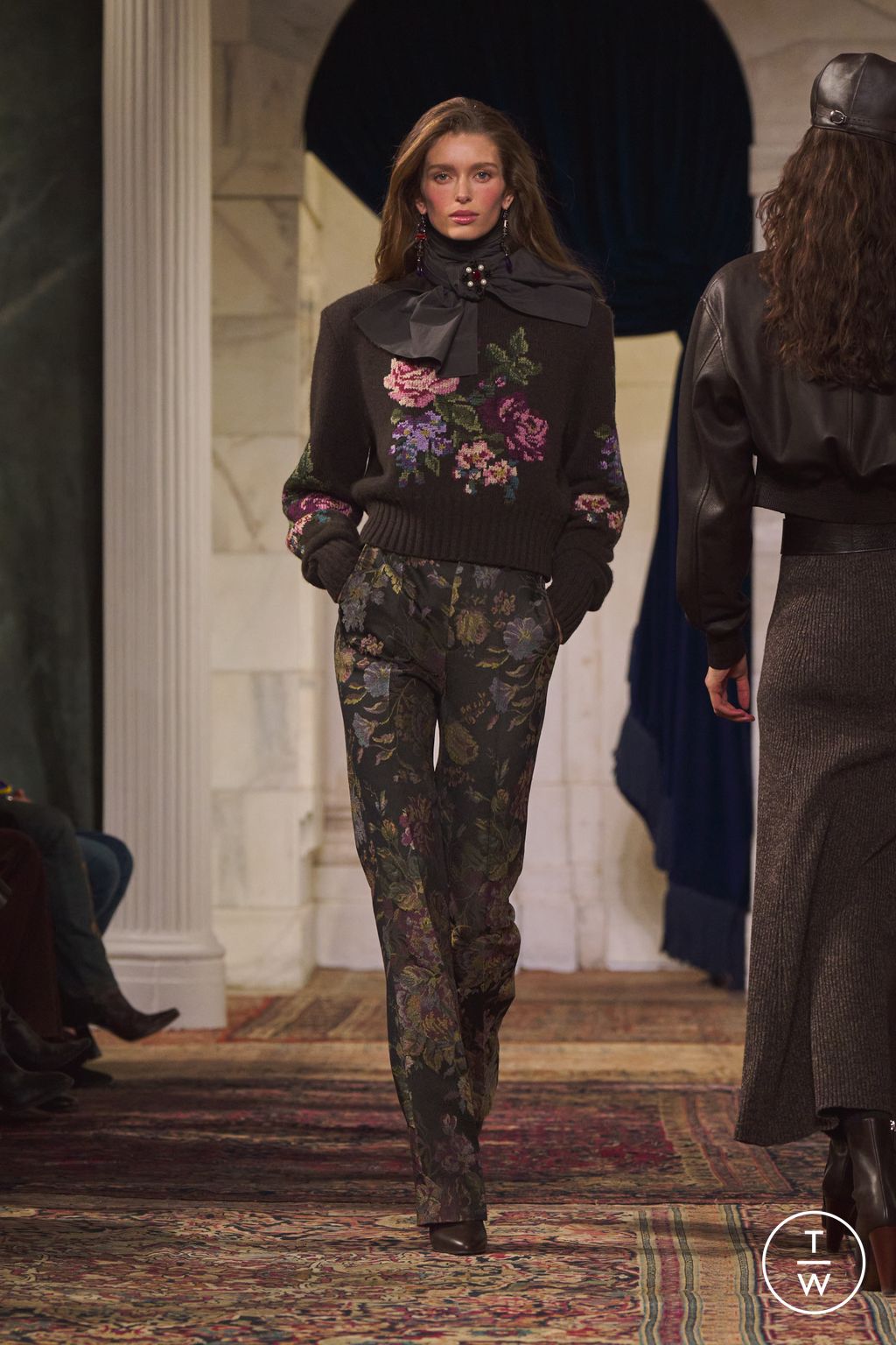 Fashion Week New York Fall/Winter 2026 look 34 from the Ralph Lauren collection 女装
