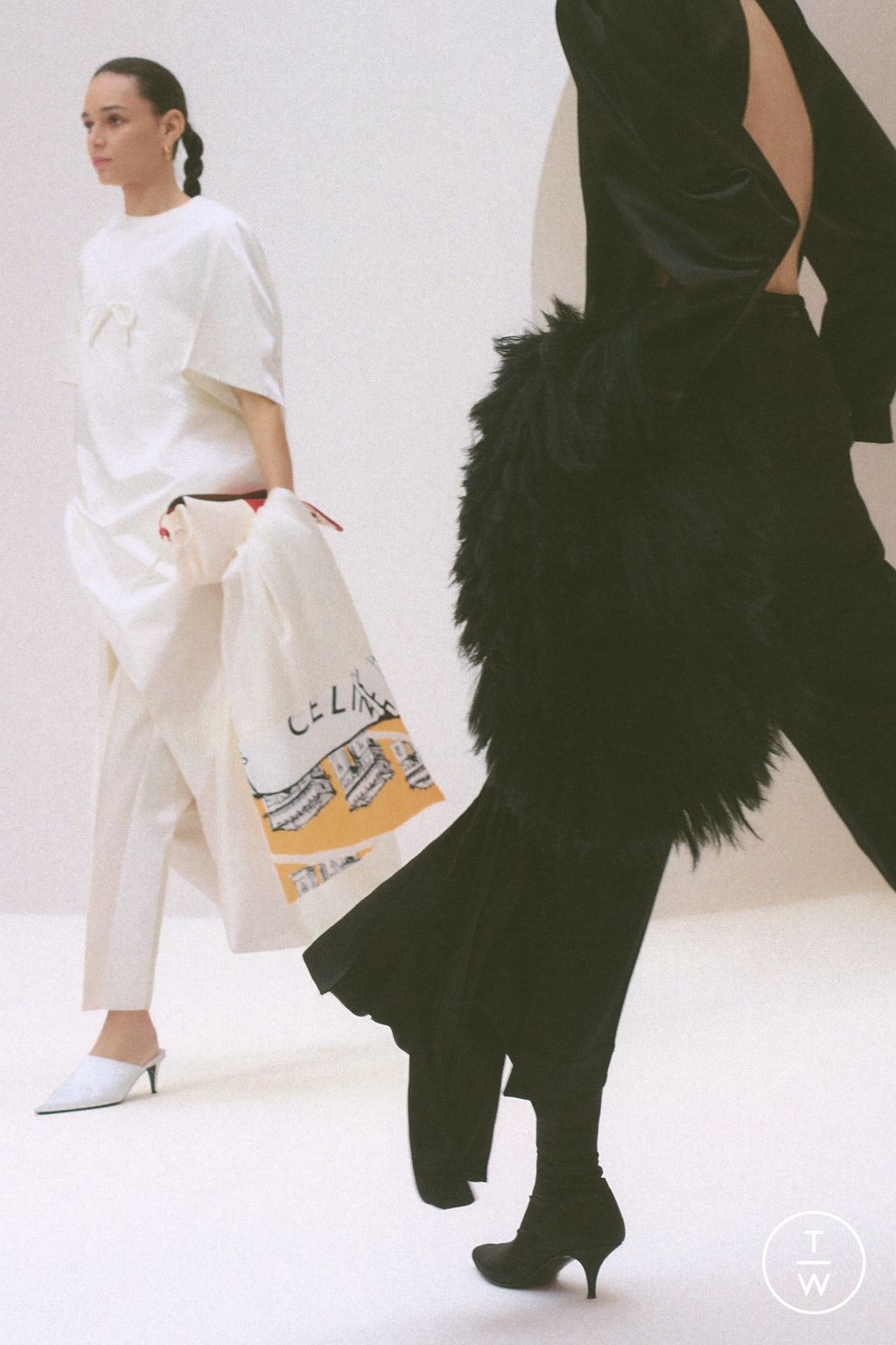Fashion Week Paris Fall/Winter 2026 look 46 from the Celine collection womenswear accessories