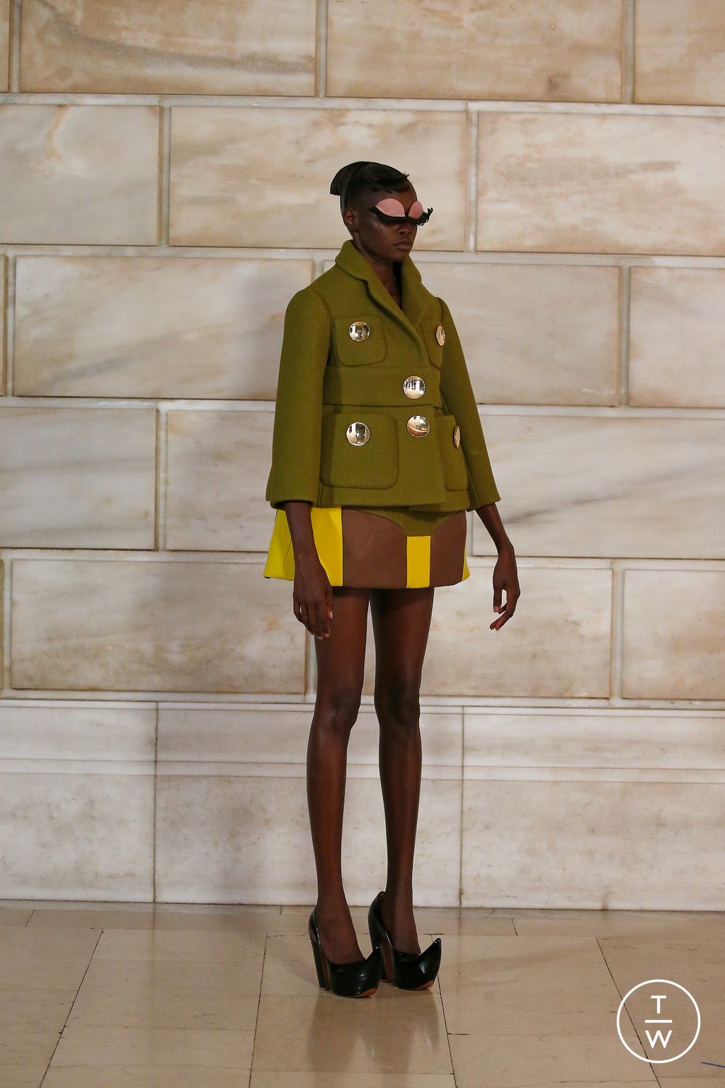 Fashion Week New York Fall/Winter 2024 look 34 from the Marc Jacobs collection 女装