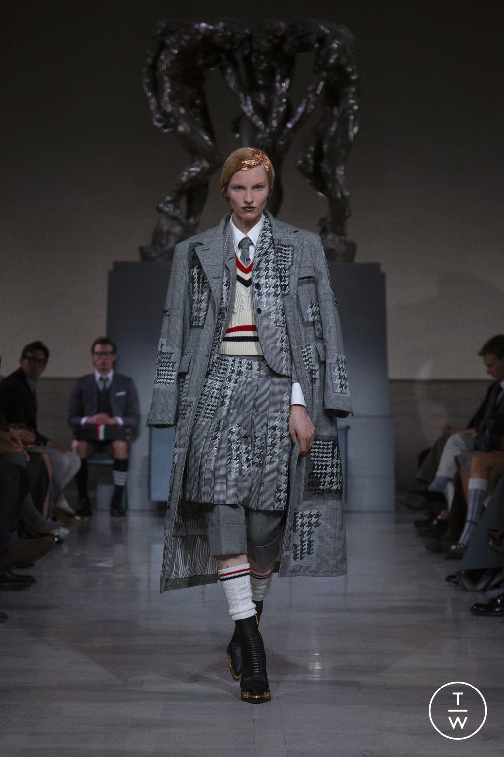 Fashion Week New York Fall/Winter 2026 look 35 de la collection Thom Browne womenswear