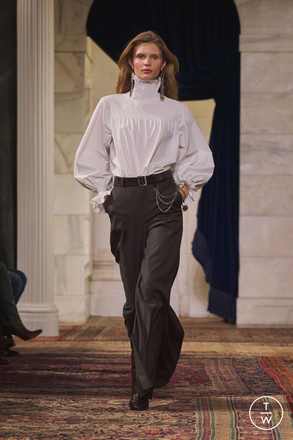 Fashion Week New York Fall/Winter 2026 look 36 de la collection Ralph Lauren womenswear