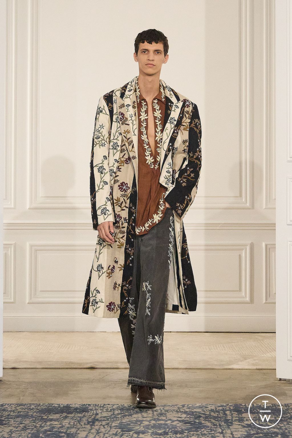 Fashion Week Paris Fall/Winter 2026 look 36 de la collection Kartik Research menswear