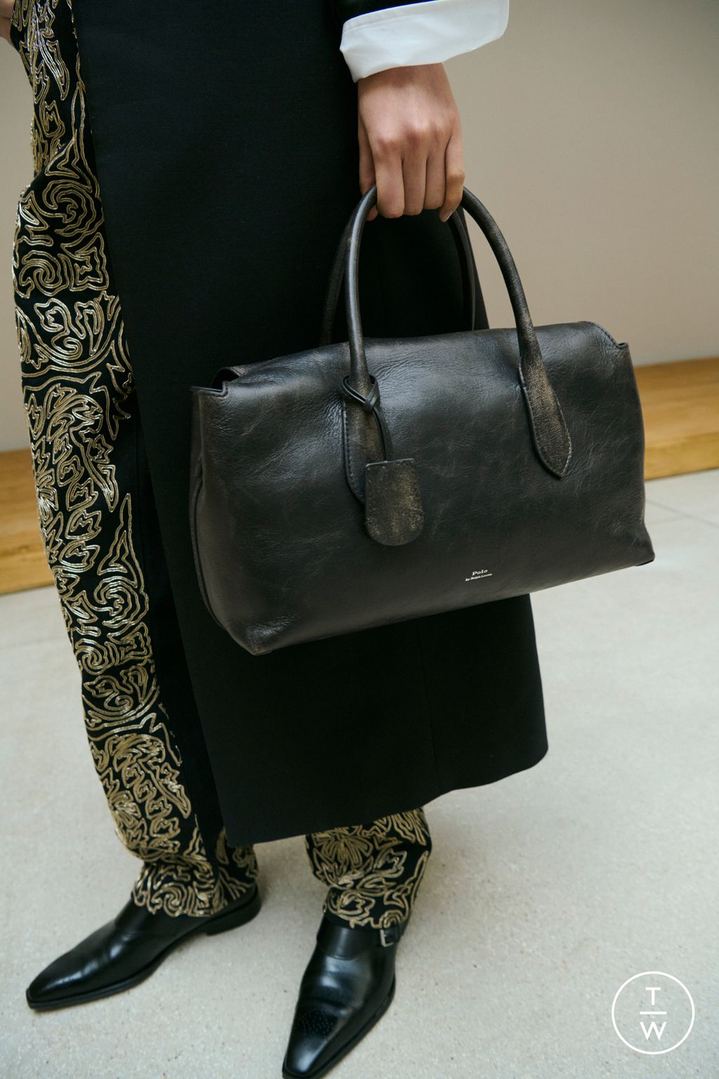 Fashion Week New York Fall/Winter 2026 look 24 from the Polo Ralph Lauren collection womenswear accessories