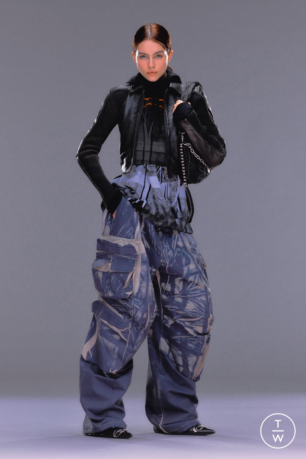 Fashion Week Milan Resort 2024 look 37 from the DIESEL collection womenswear