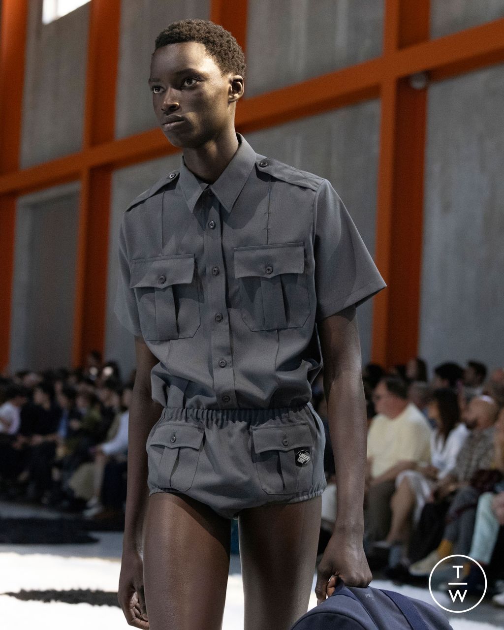 Fashion Week Milan Spring/Summer 2026 look 57 from the Prada collection menswear accessories