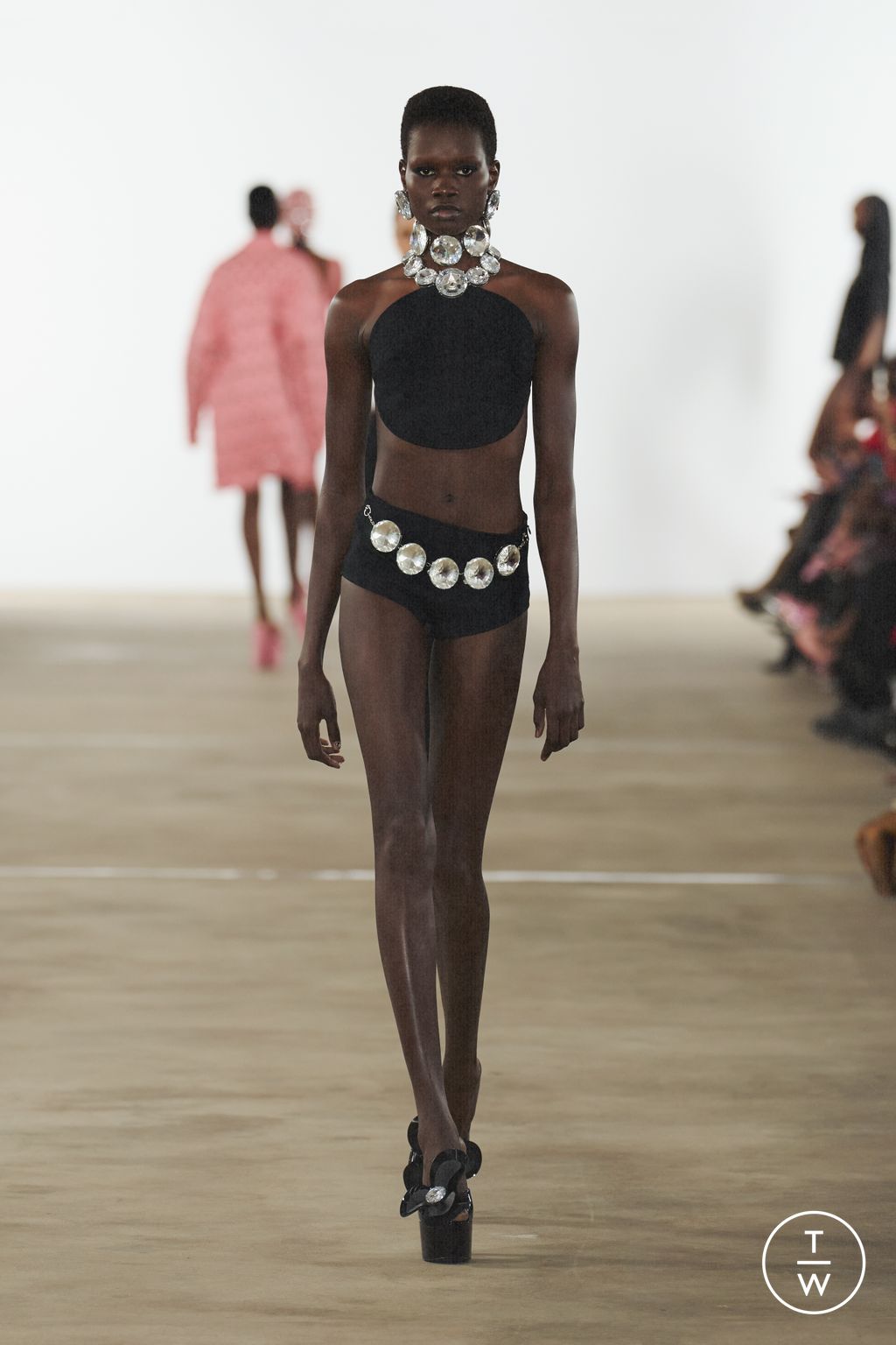 Fashion Week New York Spring/Summer 2024 look 38 from the Area collection womenswear