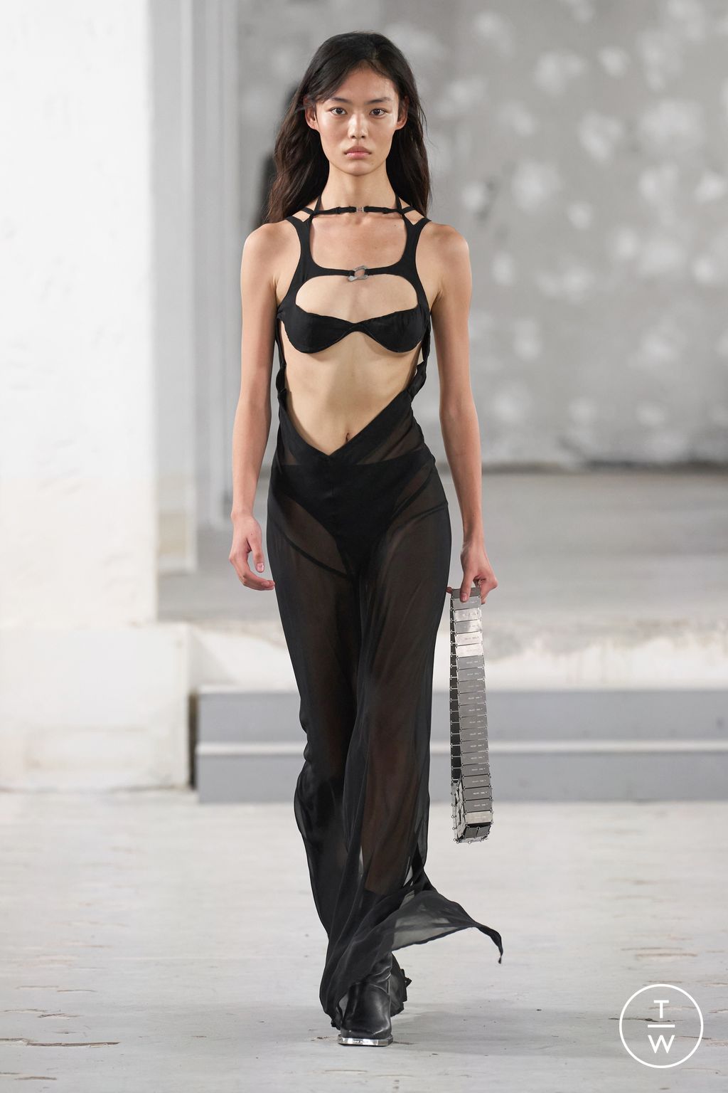 Fashion Week Paris Spring/Summer 2023 look 39 from the Heliot Emil collection womenswear