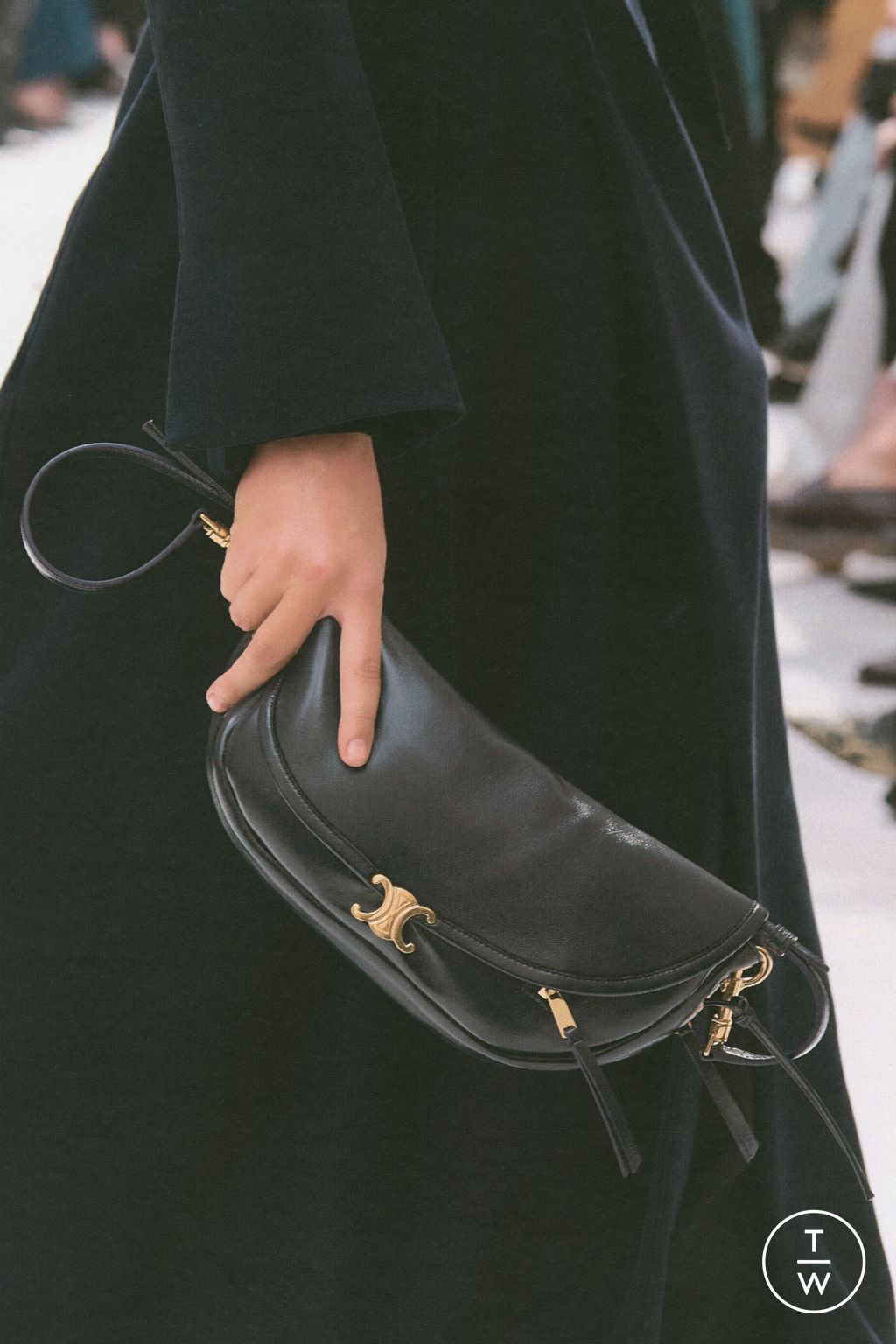 Fashion Week Paris Fall/Winter 2026 look 52 from the Celine collection womenswear accessories