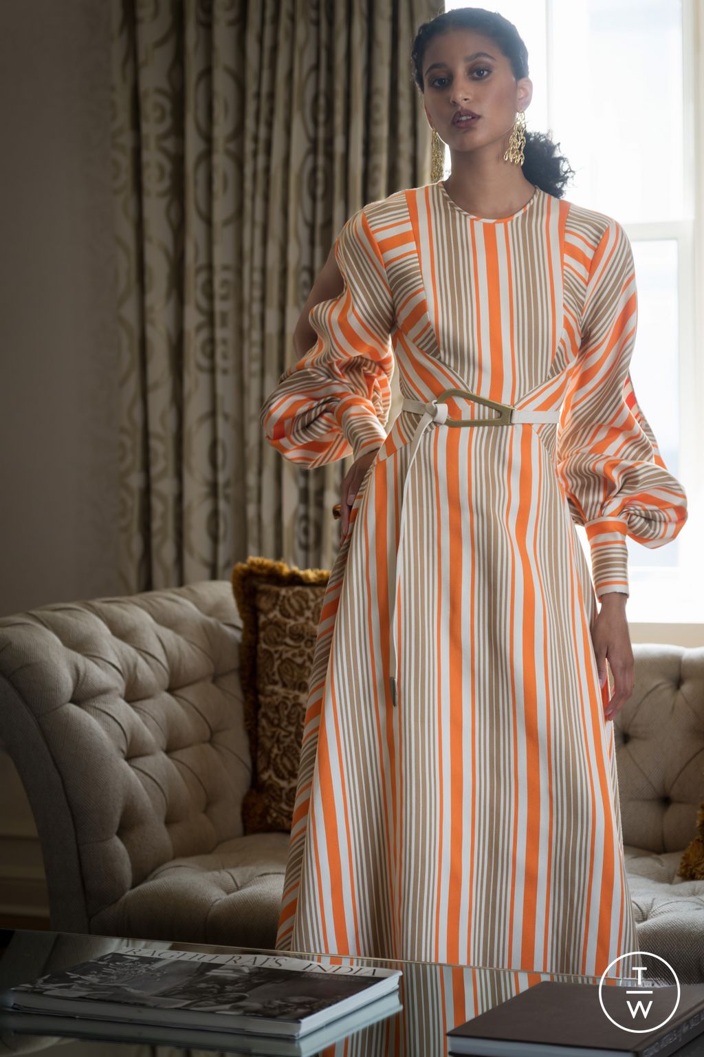 Fashion Week New York Resort 2026 look 3 from the Bibhu Mohapatra collection womenswear