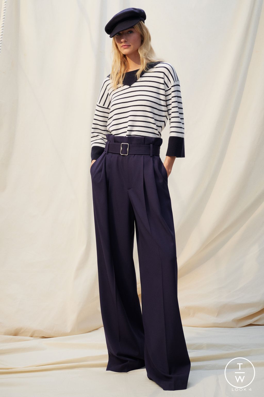 Fashion Week New York Resort 2026 look 4 from the Ralph Lauren collection womenswear