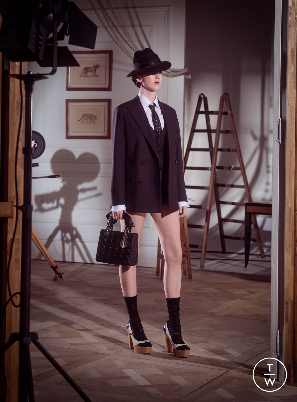 Fashion Week Paris Pre-Fall 2024 look 81 from the Christian Dior collection 女装