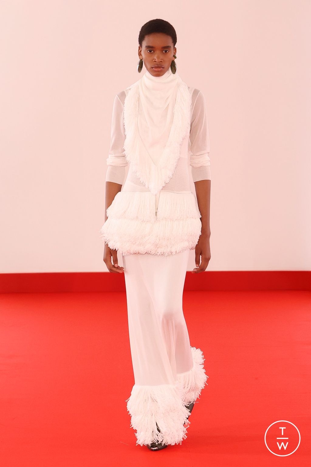 Fashion Week New York Spring/Summer 2026 look 4 from the Brandon Maxwell collection womenswear