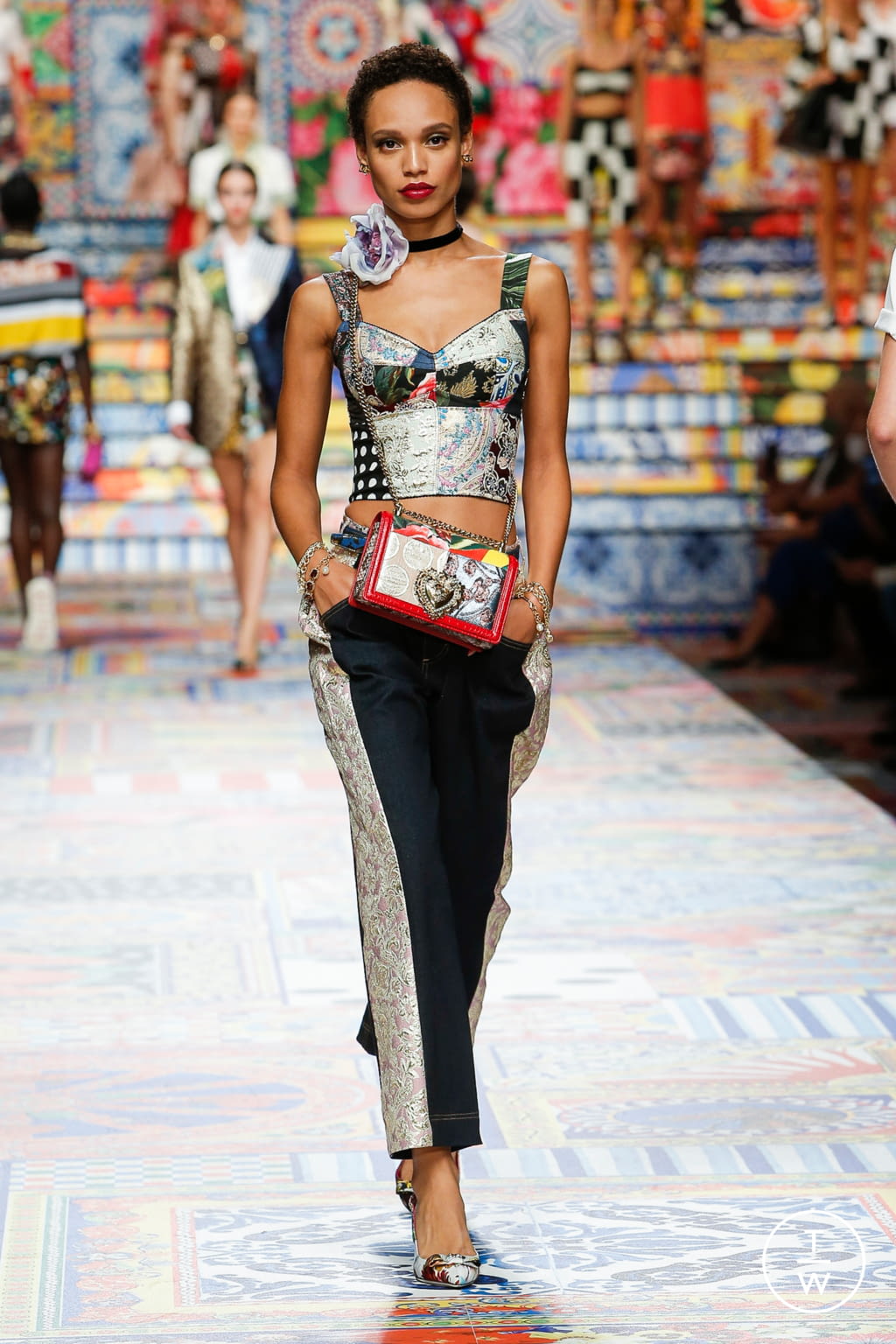 Fashion Week Milan Spring/Summer 2021 look 39 from the Dolce & Gabbana collection womenswear