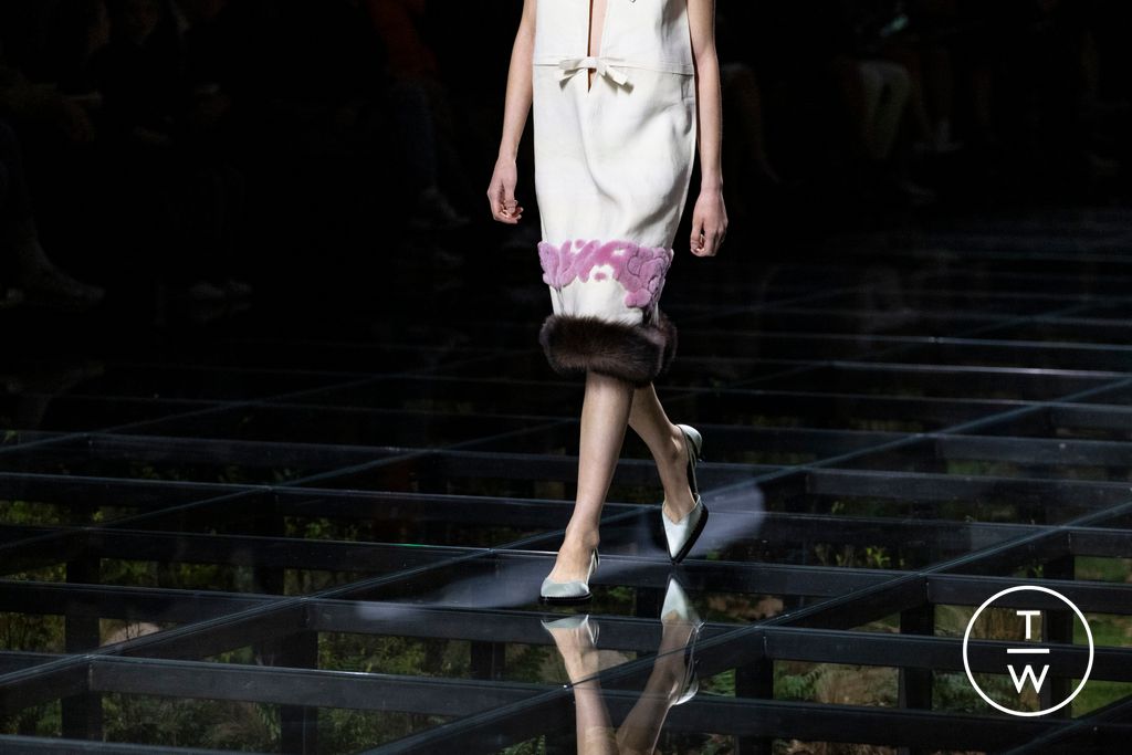Fashion Week Milan Fall/Winter 2024 look 36 from the Prada collection womenswear accessories